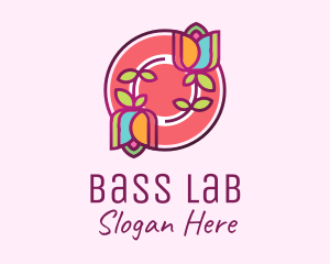 Colorful Flowers Spa logo design