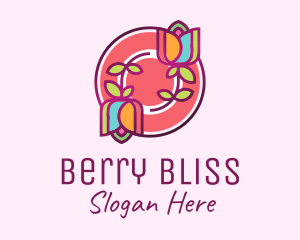 Colorful Flowers Spa logo design