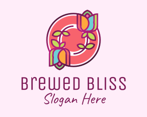 Colorful Flowers Spa logo design