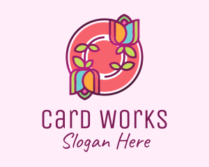 Colorful Flowers Spa logo design