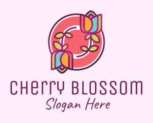 Colorful Flowers Spa logo design