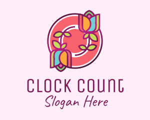 Colorful Flowers Spa logo design