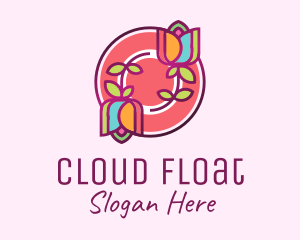 Colorful Flowers Spa logo design