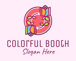 Colorful Flowers Spa logo design