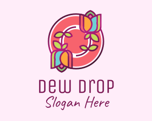 Colorful Flowers Spa logo design