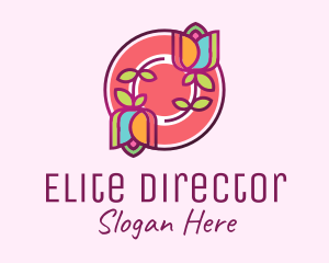 Colorful Flowers Spa logo design