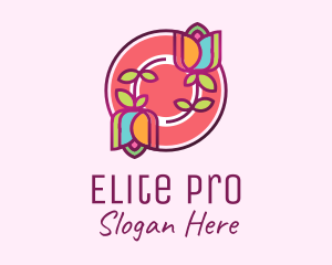 Colorful Flowers Spa logo design