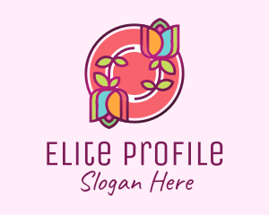 Colorful Flowers Spa logo design