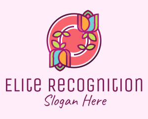 Colorful Flowers Spa logo design