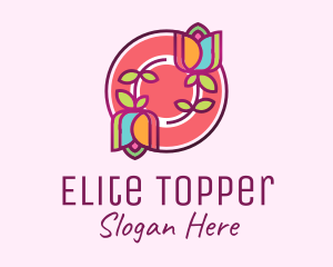 Colorful Flowers Spa logo design