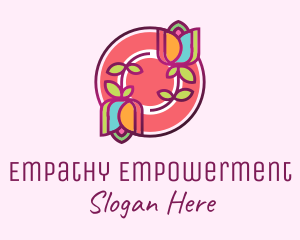 Colorful Flowers Spa logo design