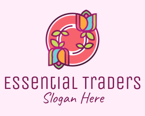 Colorful Flowers Spa logo design