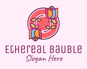 Colorful Flowers Spa logo design