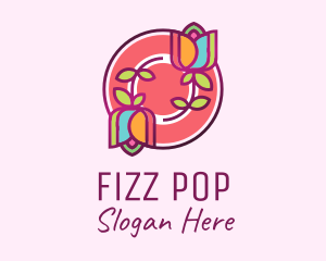 Colorful Flowers Spa logo design