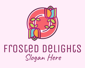 Colorful Flowers Spa logo design