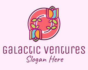 Colorful Flowers Spa logo design