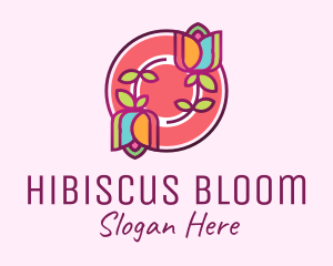 Colorful Flowers Spa logo design