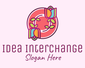 Colorful Flowers Spa logo design