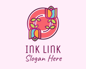 Colorful Flowers Spa logo design