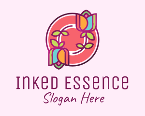 Colorful Flowers Spa logo design