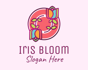 Colorful Flowers Spa logo design