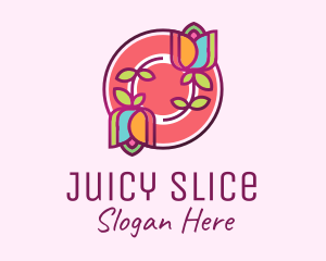 Colorful Flowers Spa logo design