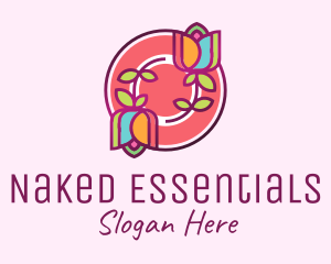 Colorful Flowers Spa logo design