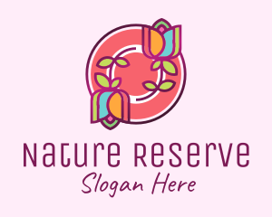 Colorful Flowers Spa logo design