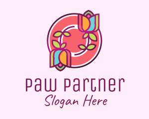 Colorful Flowers Spa logo design