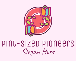 Colorful Flowers Spa logo design