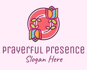 Colorful Flowers Spa logo design