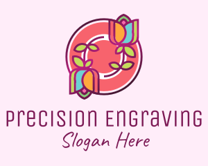 Colorful Flowers Spa logo design