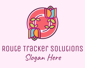 Colorful Flowers Spa logo design