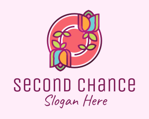 Colorful Flowers Spa logo design