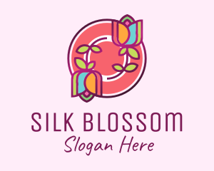 Colorful Flowers Spa logo design