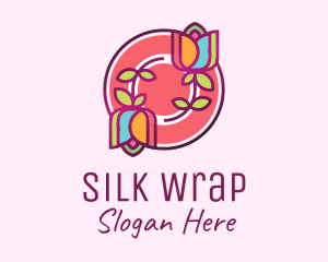 Colorful Flowers Spa logo design