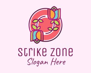 Colorful Flowers Spa logo design