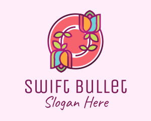 Colorful Flowers Spa logo design