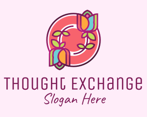 Colorful Flowers Spa logo design