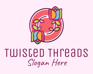 Colorful Flowers Spa logo design