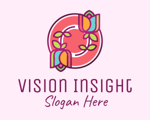 Colorful Flowers Spa logo design