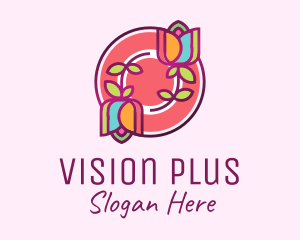 Colorful Flowers Spa logo design