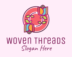 Colorful Flowers Spa logo design