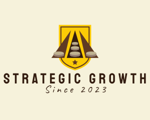 Chinese Checkers Shield logo