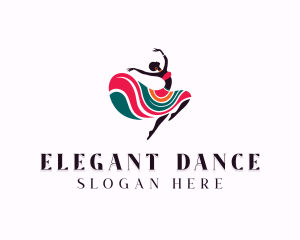 Dancing African Woman logo design