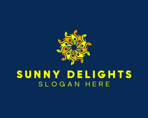 Sunny Summer Flower logo