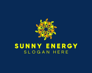 Sunny Summer Flower logo