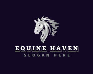 Gaming Horse Equine logo design