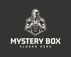 Boxing Fitness Boxer logo design