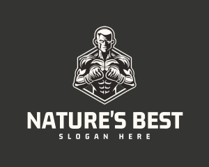 Boxing Fitness Boxer logo